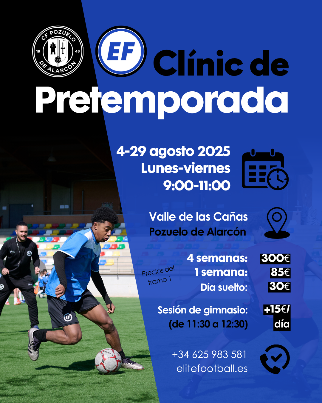 Clínic de Pretemporada de Alto Rendimiento – Agosto 2025, Madrid