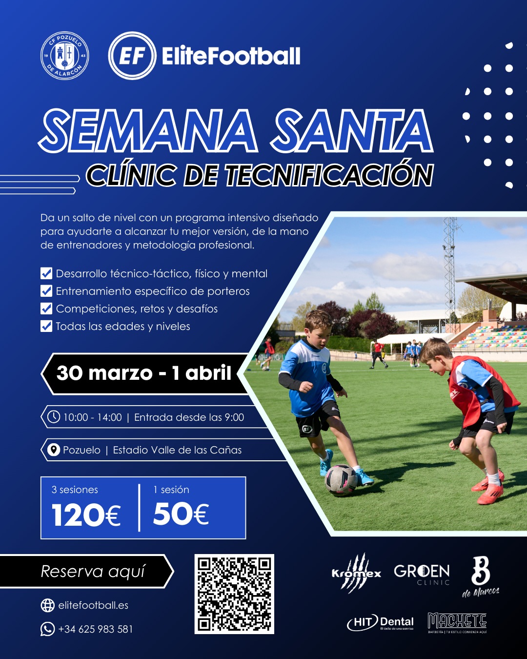 Campus futbol Semana Santa 2026 - CF Pozuelo - EliteFootball